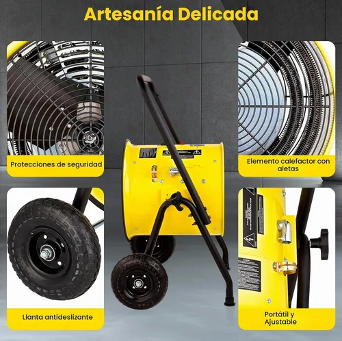 Vista 6 de Dr Calentador infrarrojo DR-PS11024 Salamandra, PS11024, amarillo