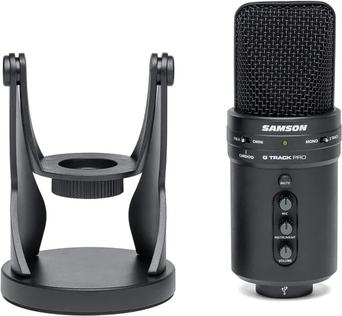Vista 7 de Micrófono profesional USB Samson G-Track Pro con interfaz de audio