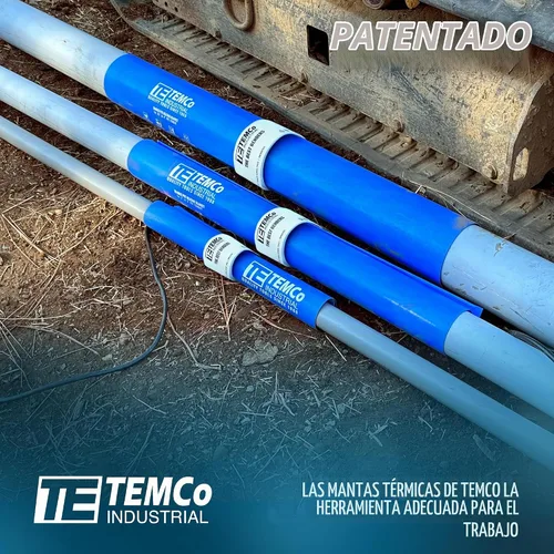 Vista 8 de TEMCo TH4003 - Dobladora de manta térmica de conducto de PVC 3 1/2"-4