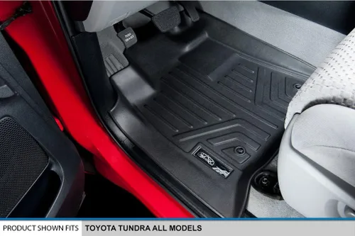 Vista 2 de MAXLINER Juego de alfombrillas de piso de 2 filas para Toyota Tundra 2007-2011