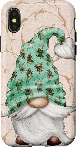 Vista 5 de Floral Shabby Chic Design with Cute Gnomie for Summer Gnome Case for iPhone 17