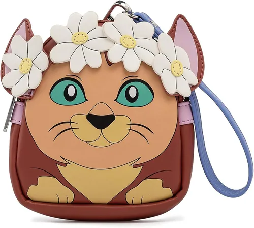 Vista 8 de Loungefly Disney Alicia en el país de las maravillas Cosplay, bolsa de hombro con correa doble para mujer con correa desmontable, Multi