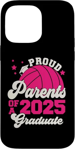 Vista 20 de iPhone 16 Parents of a 2025 Graduate Senior Graduation Volleyball Case