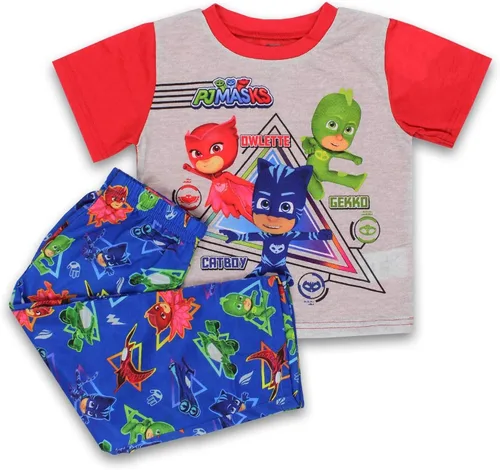 Vista 7 de PJ Masks - Conjunto de 2 pantalones de manga corta para niños