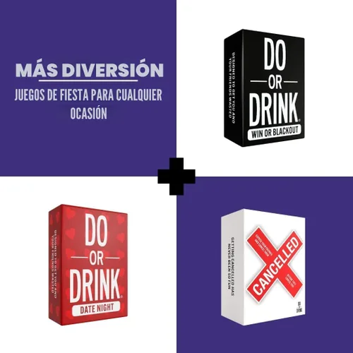Vista 6 de Do or Drink Edición Traviesa - El Juego de Beber para Adultos para Situaciones Picantes - Divertidos Juegos de Fiesta para Adultos con 250 Cartas