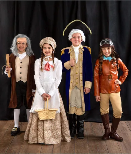 Vista 5 de George Washington - Disfraz para niño