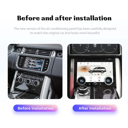 Vista 2 de para Land Rover Range Rover Vogue L405 Aire acondicionado Control de clima Panel AC 10.4 pulgadas LCD pantalla táctil 2013 2014 2015 2016 2017 año