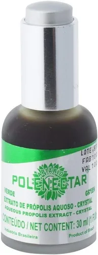 Vista 2 de Cristal acuoso de extracto de propóleo de abeja verde de Brasil (1.0 fl oz)