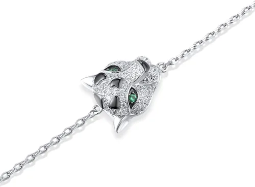 Vista 2 de Santuzza Pulsera de plata de ley 925 para mujer