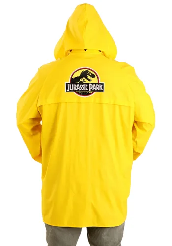 Vista 2 de Disfraz de Abrigo Amarillo Jurassic Park para Adultos Talla Plus Multicolor