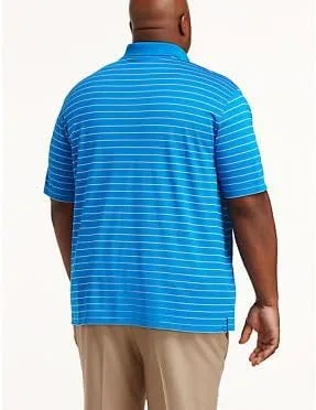 Vista 2 de DXL Big + Tall Essentials Men's Big and Tall Striped Golf Polo Shirt