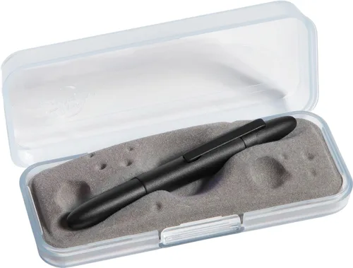 Vista 16 de Bolígrafo en forma de bala Fisher Space, con acabado en cromo y en caja de regalo., Cromado