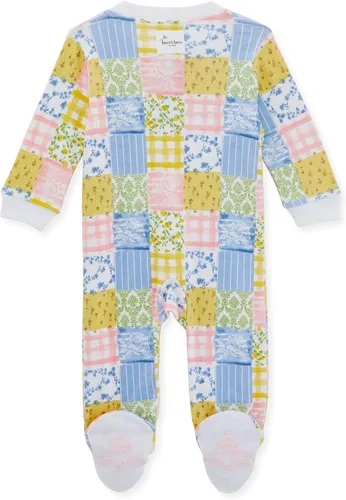Vista 2 de Burt's Bees Baby - Pijama de una pieza de 100% algodón orgánico con cremallera frontal, mameluco de bebé para dormir