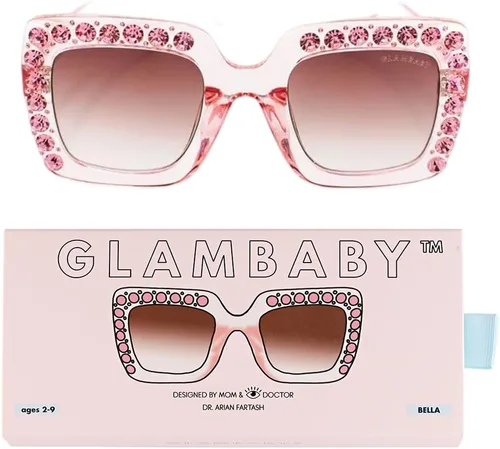 Vista 2 de GlamBaby - Gafas de sol para niños, ligeras y cómodas, modernas para niños