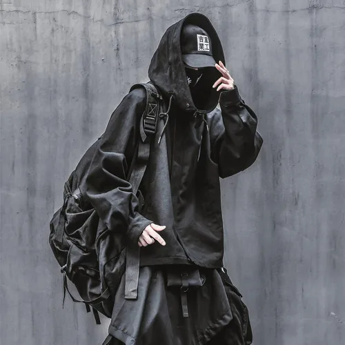 Vista 2 de MFCT i-Tech Techwear Streetwear - Chaqueta para hombre