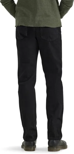 Vista 3 de Wrangler Authentics - Pantalones de mezclilla clásicos de 5 bolsillos, ajuste regular, para hombre de algodón