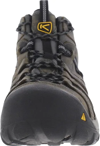 Vista 3 de KEEN Utility Botas de trabajo FlintMid HeightSteel Toe para hombre, Gris