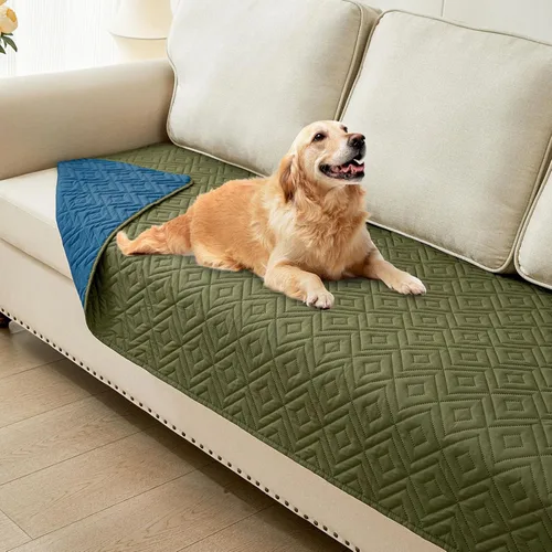 Vista 44 de hyha Manta impermeable para perros, funda suave para cama de perro, mantas para mascotas, funda impermeable para sofá y sillón para perros lavable