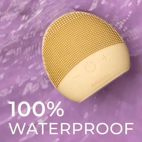 Vista 6 de Cepillo de limpieza facial Limpiador facial de silicona impermeable Exfoliante sónico ultrasuave Masajeador de limpieza profunda de poros