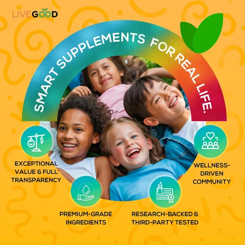 Vista 6 de LIVEGOOD Gomitas multivitamínicas orgánicas para niños, multivitamínico para niños, vitamina D para niños pequeños y niños, vitaminas orgánicas