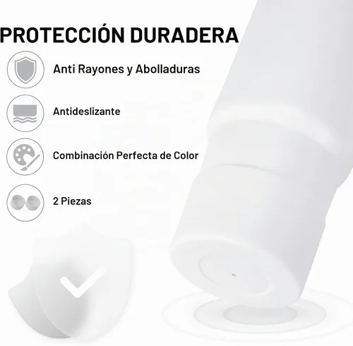 Vista 2 de Juego de funda para botas y pajilla, 2 fundas de silicona, 3 tapas de pajita, protector inferior para Stanley Cup H2.0 30 oz y 40 oz, coincidencia