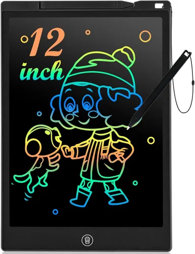 Vista 11 de Tableta de escritura LCD, paquete de 2 juguetes para niños pequeños, almohadilla de dibujo de 10 pulgadas, artículos esenciales de viaje para niños