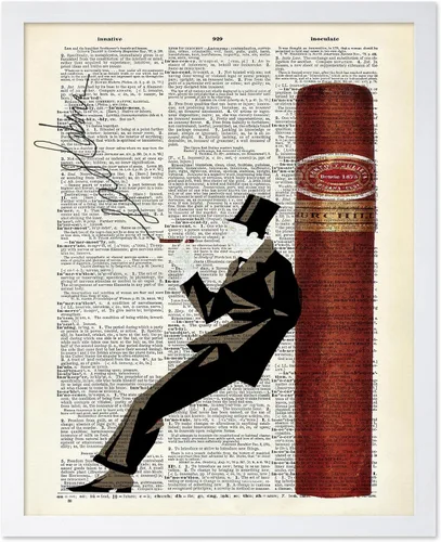 Vista 32 de Poster Master Póster de Arte del Diccionario - Impresión Retro de Mujer Soldadora - Arte de Sándwich de Queso a la Parrilla - Regalo para Ella