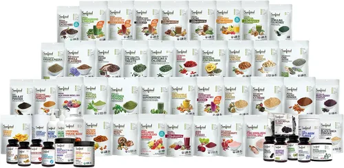 Vista 6 de Sunfood Superfoods Polvo de raíz de remolacha orgánica – Remolacha para jugos y batidos, colorante natural de alimentos para hornear, certificado