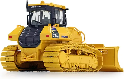 Vista 3 de First Gear Komatsu: Komatsu D71PXi-24 Bulldozer con barra de tracción
