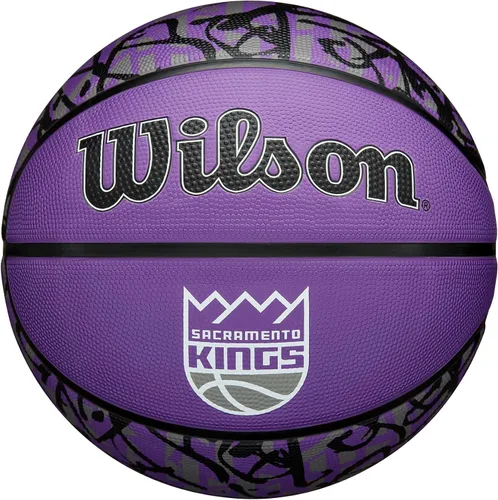 Vista 15 de Wilson NBA Team Balones de baloncesto con diseño de grafiti - Talla 7 - 29.5