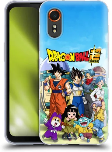 Vista 34 de Head Case Designs Funda de gel con licencia oficial de Dragon Ball Super Group Future Trunks Arc Characters [protección de grado militar] compatible