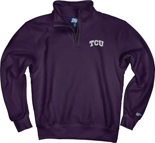 Vista 148 de Blue 84 Sudadera con cremallera de un cuarto para hombre de la NCAA