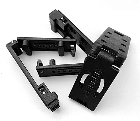 Vista 5 de 4 unids plegable sobre cinturón clip K vaina abrazadera DIY w/herramienta de hardware para funda Kydex