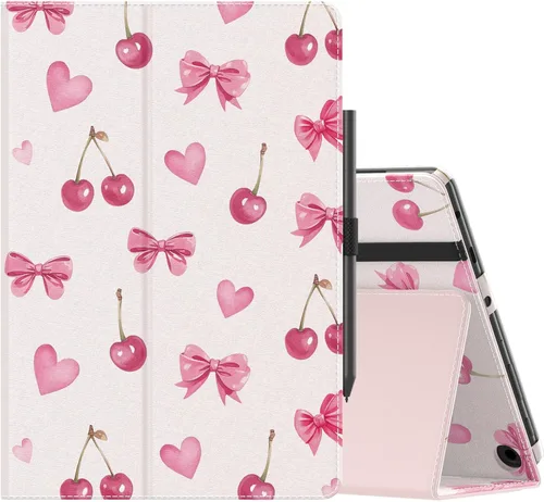 Vista 21 de MoKo - Funda para tablet Kindle Fire HD 10 y 10 Plus (11.ª generación, versión 2021), diseño delgado y plegable con función de encendido y apagado