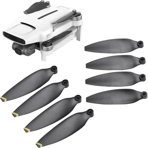 Vista 4 de Juego de hélice de mini dron, hélice de dron de bajo ruido, prueba de equilibrio dinámico, accesorios de repuesto de cuchillas de hélice para X8