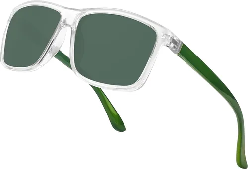 Vista 12 de Gafas de sol polarizadas deportivas para hombre, gafas de marco cuadrado NP1007