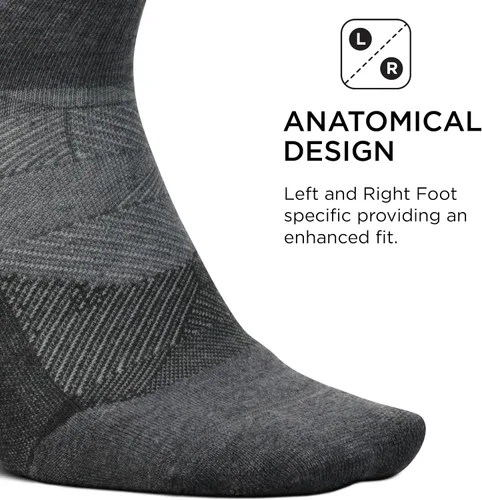 Vista 4 de Feetures Trail Max Cushion Quarter - Calcetines de running para hombre y mujer, absorben la humedad