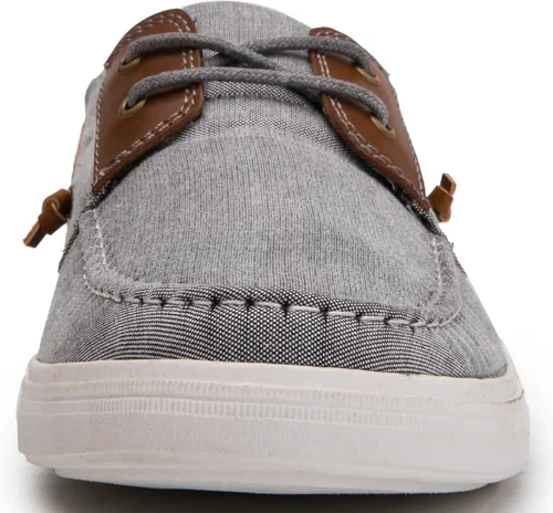 Vista 7 de GLOBALWIN - Mocasines clásicos para hombre, zapatos para velear con agujetas