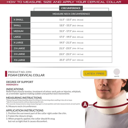 Vista 2 de Otc - Cuello cervical de espuma suave