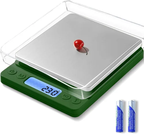 Vista 9 de Báscula digital de cocina de alimentos mejorada, 105.82 oz/0.00 oz de alta precisión que mide en gramos y onzas para cocinar, hornear, joyas