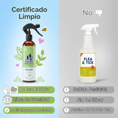 Vista 5 de Kit de protección contra garrapatas (champú de lavanda - spray de lavanda)