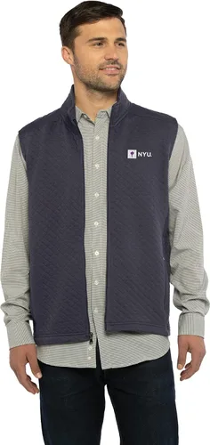 Vista 80 de Vantage Apparel Chaleco Acolchado con Cremallera Completa Universitario para Hombre