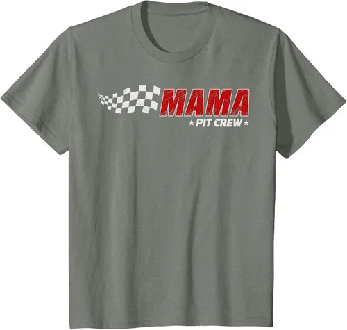 Vista 88 de Mama Pit Crew Race Car Birthday Family Matching Pit Crew Camiseta