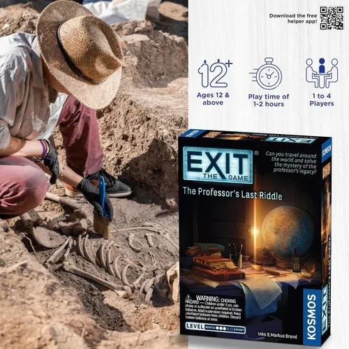 Vista 2 de EXIT: El Último Acertijo del Profesor Sala de Escape Rompecabezas Resolución de Misterios Caza del Tesoro Juego de Kosmos Sala de Escape