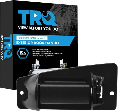 Vista 170 de TRQ Manija de puerta exterior delantera derecha cromada para el lado del pasajero compatible con Dodge Durango Jeep Grand Cherokee 2011-2021