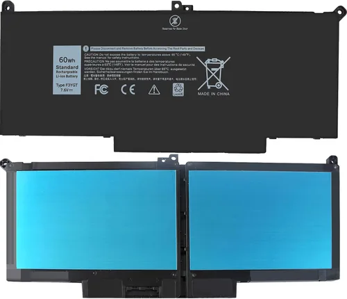 Vista 3 de 7480 7490 F3YGT - Batería de repuesto para laptop Dell Latitude 7280 7390 7380 7290 7480 7490 P29S002 P73G002 Series DM3WC DM6WC KG7VF P73G 451-BBYE