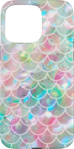 Vista 28 de Funda para iPhone 16 Mermaidcore Aesthetic Scales Ombre Pastel Sirencore