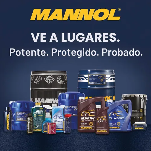 Vista 7 de MANNOL 8302 LDS Líquido hidráulico sintético completo para sistemas hidráulicos 3, frío, 1L