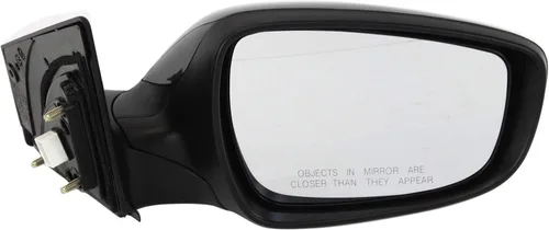 Vista 7 de Kool Vue - Espejos calefactables para el lado del conductor y del pasajero para Hyundai Elantra 2011-2013 sin luz de señal, sedán pintable, vehículo