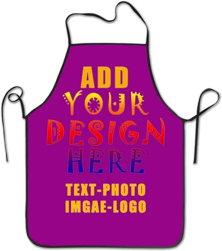 Vista 8 de Delantal personalizado personalizado para mujeres y hombres, delantales de cocina para cocinero, nombre personalizado, texto, logotipo, imagen